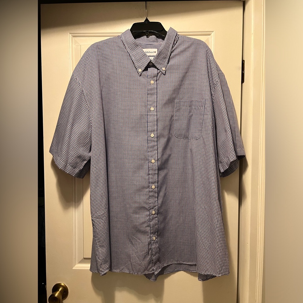 Men's Blue Checkered Shirt